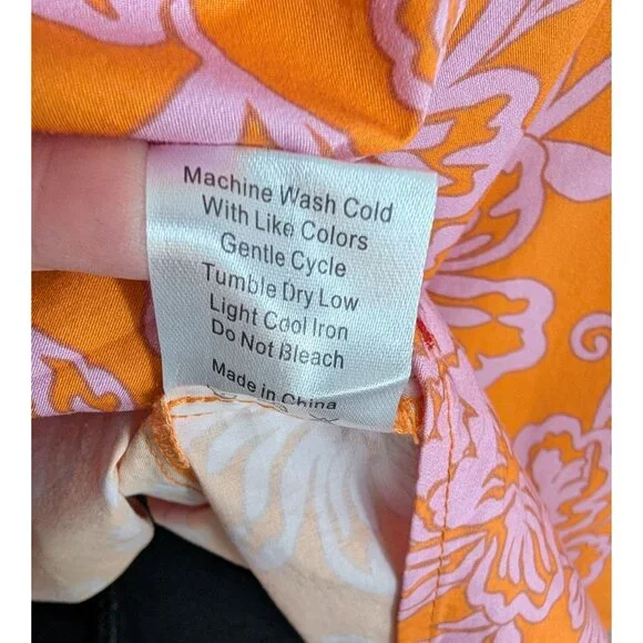 Xirena Scoop Keyhole Neck Blouse with Raglan Sleeves in Tropicana Orange - XS - Picture 10 of 11